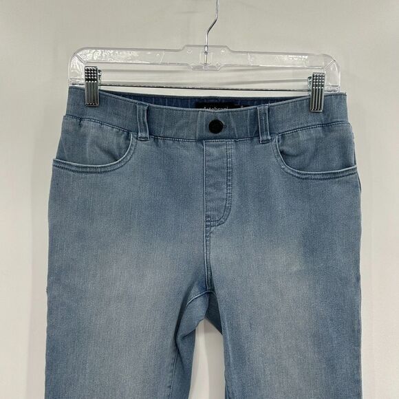 BETABRAND Light Wash Stretch Denim Pull On Skinny Jeans Size Small Petite - Picture 3 of 6